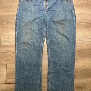 Carhartt Blue Denim Relaxed Fit Jeans